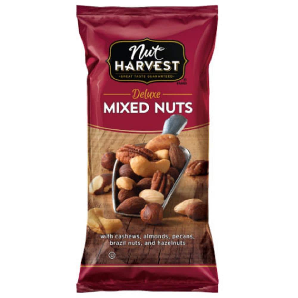 Nut Harvest Mixed Nuts Snack 7038 The Home Depot