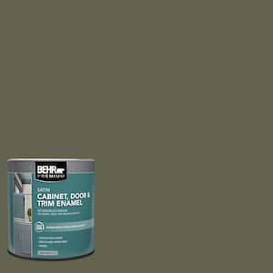 1 qt. #N350-7 Olive Satin Enamel Interior/Exterior Cabinet, Door & Trim Paint