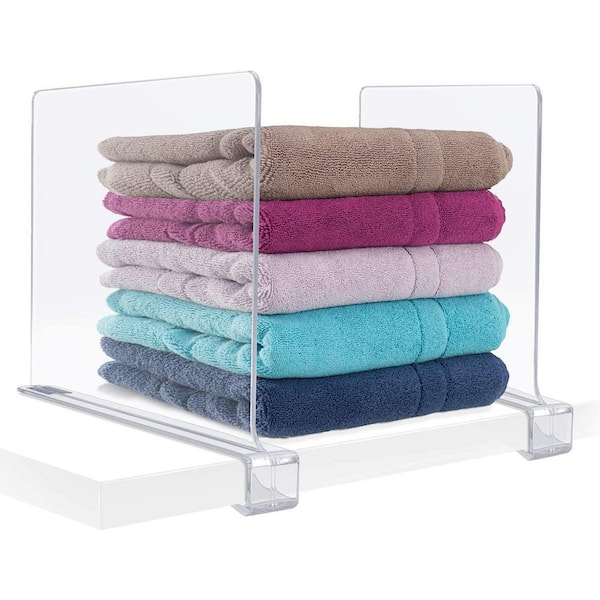  Bee Neat Clear Acrylic Shelf Dividers for Closets