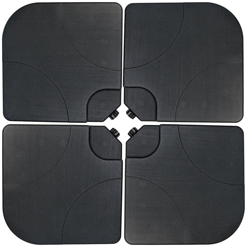 Plastic Cross-Style Patio Umbrella Base Weights in Black (Set of 4) price history on PriceWatchPro