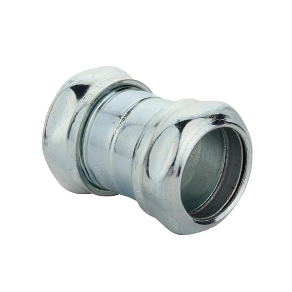 Commercial Electric 1/2 in. Electrical Metallic Tubing (EMT) Compression Coupling (5-Pack)