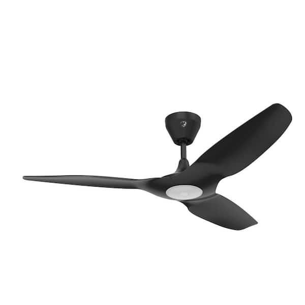 Big Ass Fans Haiku L - 52 in. Dia, Smart Outdoor Black, Ceiling Fan, Integrated LED 2700K, Universal Mount with 5 in. Downrod