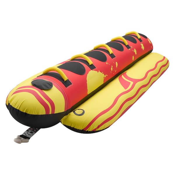 Towable Tubes for Boating, 5 Riders Inflatable Boat Tubes and Towables, 850 lbs. Capacity Water Sport Tube
