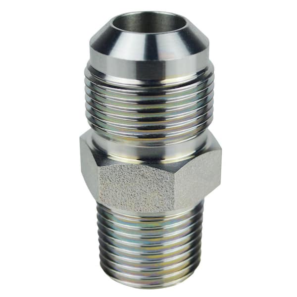 Everbilt 5/8 in. O.D. Flare (15/16-16 Thread) x 1/2 in. MIP Steel Gas Fitting