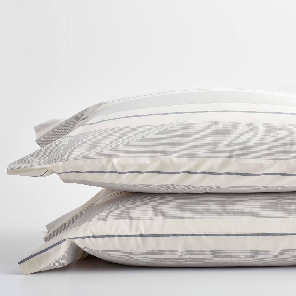 Navy Blue Details about / Heartland 400 Thread Count Standard Pillowcase Set