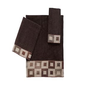 3-Piece Mocha Precision Cotton Towel Set