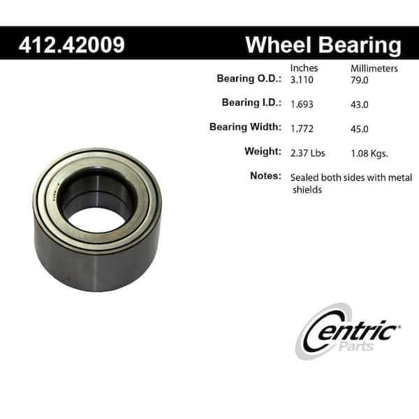 Centric Parts Wheel Bearing 2003-2004 Infiniti M45