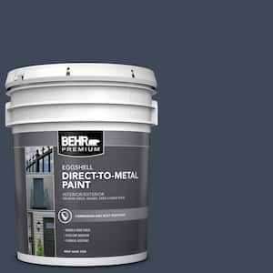 5 gal. #AE-42 Academic Navy Eggshell Direct to Metal Interior/Exterior Paint