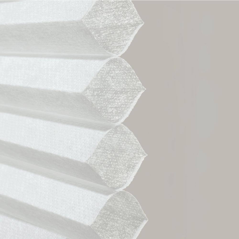 White Cordless Light Filtering Cellular Window Shade 23" x 64"