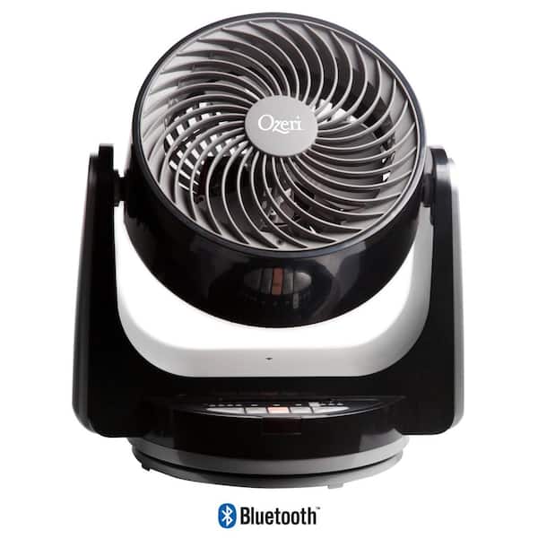 Ozeri Brezza III Dual Oscillating 10 in. High Velocity Desk Fan with Bluetooth  Technology OZF6-BT - The Home Depot