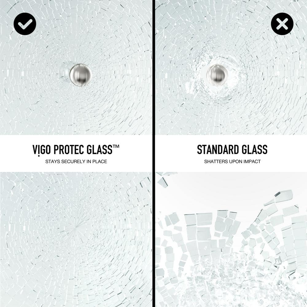 Elan 56-60" Frameless Sliding Shower Door with Stainless Steel Finish
