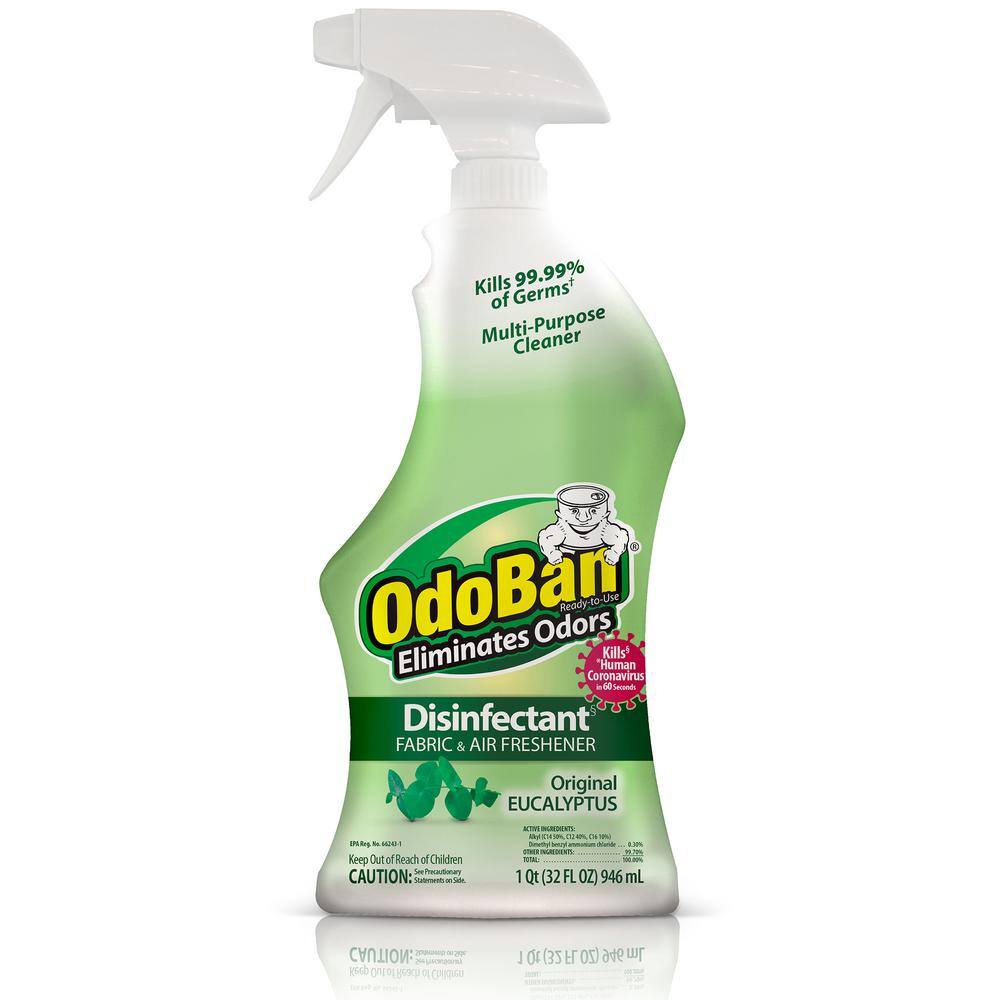 OdoBan 32 oz. Eucalyptus Disinfectant Spray, Odor Eliminator, Sanitizer