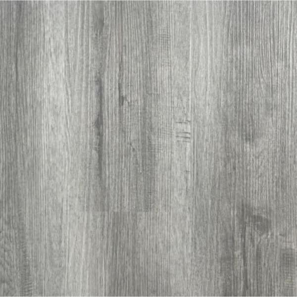 23.6 sq.ft Dark Gray Click Floating Floor Rigid Core Luxury Vinyl Plank  Flooring - Foam Back