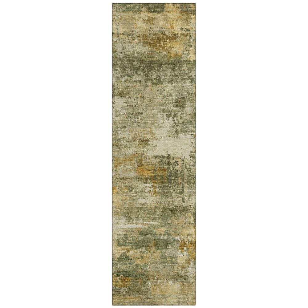 Chantille Machine Washable Indoor/Outdoor Abstract ACN2368 Sage 2 ft. x 7 ft. Runner Rug price history on PriceWatchPro