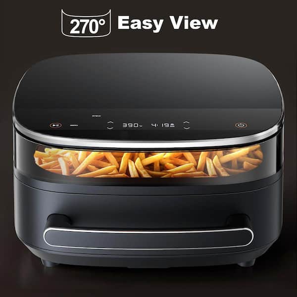 Lynzavix 6 Qt. Non Toxic Large Air Fryer with 11-IN-1 Versatility