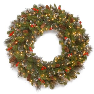 36 - 48 - Christmas Wreaths - Christmas Greenery - The Home Depot