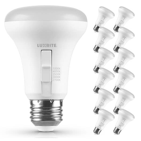 EcoSmart 50-Watt Equivalent BR20 Dimmable LED Light Bulb Soft White (12-Pack) EcoSmart 50-Watt Equivalent BR20 Dimmable LED Light Bulb Soft White (12-Pack)
