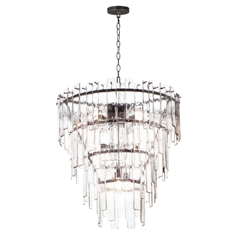 Warren 12-Light Satin Brass Pendant Light price history on PriceWatchPro
