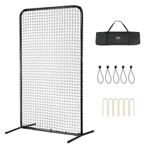 I Screen Baseball for Batting Cage 7 x4 ft. Baseball & Softball Safety Scree Body Protector Portable Batting Scree,Black