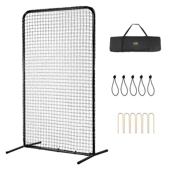 I Screen Baseball for Batting Cage 7 x4 ft. Baseball & Softball Safety Scree Body Protector Portable Batting Scree,Black
