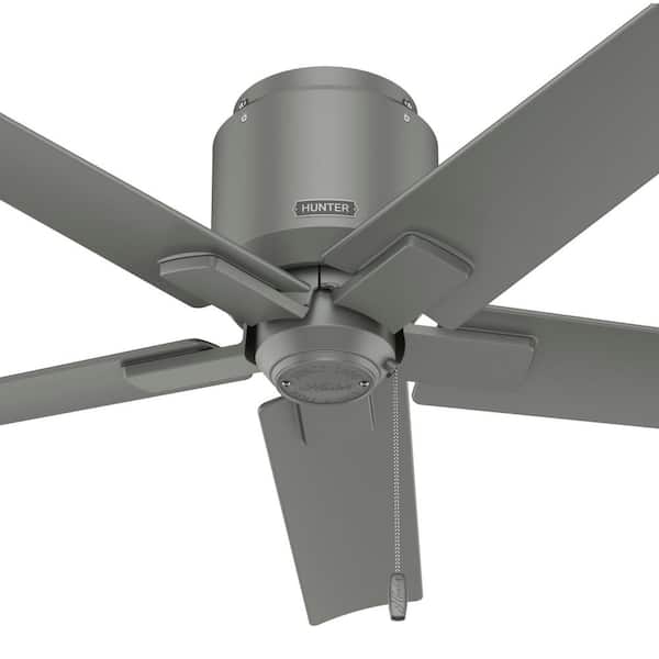 Hunter - Terrace Cove 44 in. Indoor/Outdoor Matte Silver Ceiling Fan For Patios or Bedrooms