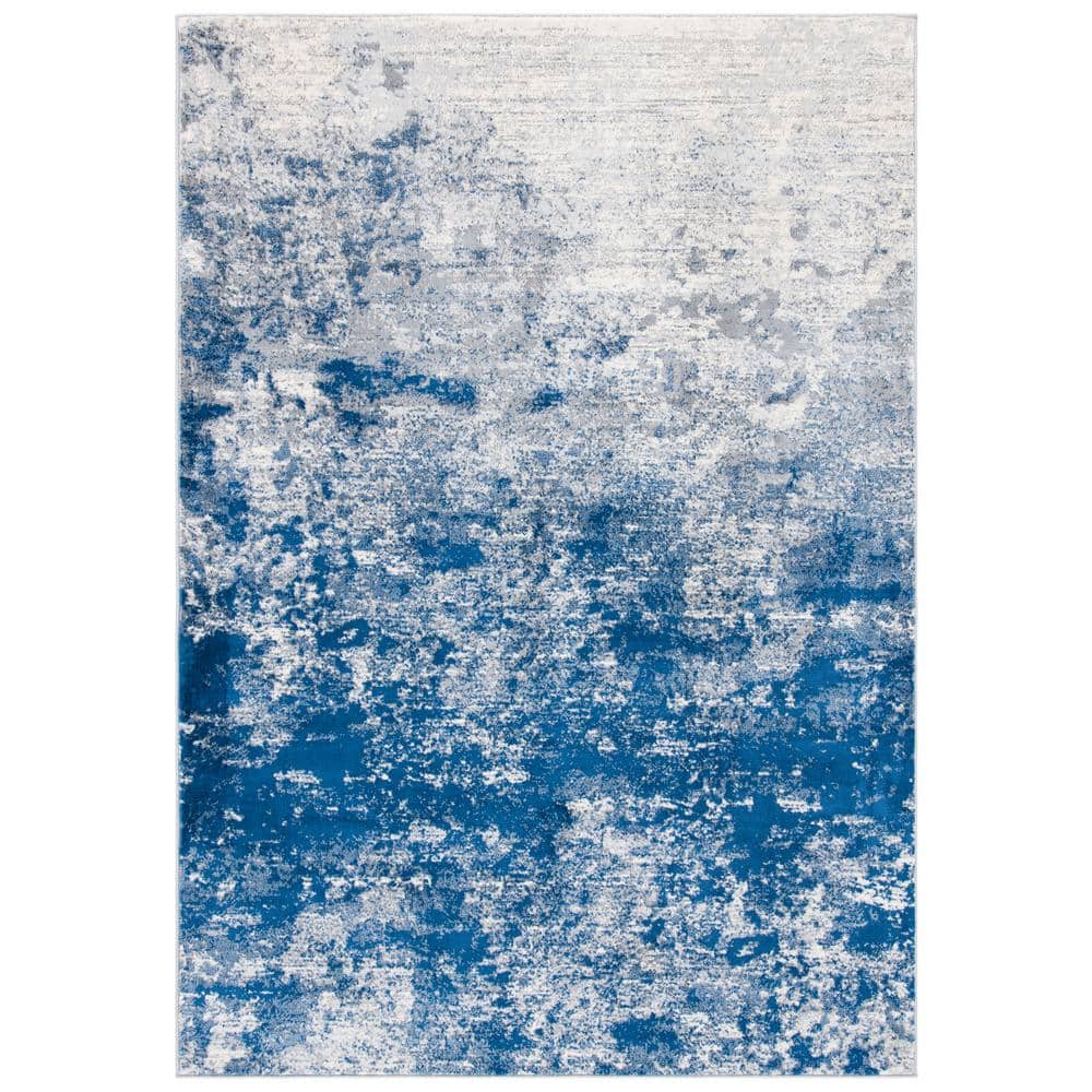 Brentwood Gray/Navy 5 ft. x 8 ft. Abstract Area Rug price history on PriceWatchPro