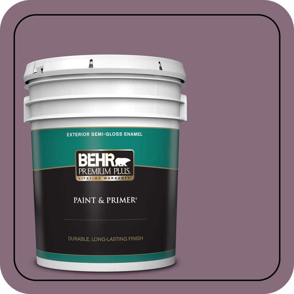 5 gal. #S110-6 Plum Royale Semi-Gloss Enamel Exterior Paint & Primer price history on PriceWatchPro