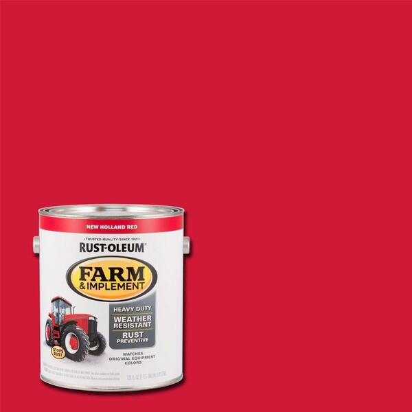 Rust-Oleum 1 gal. Farm & Implement New Holland Red Enamel Paint (2-Pack)