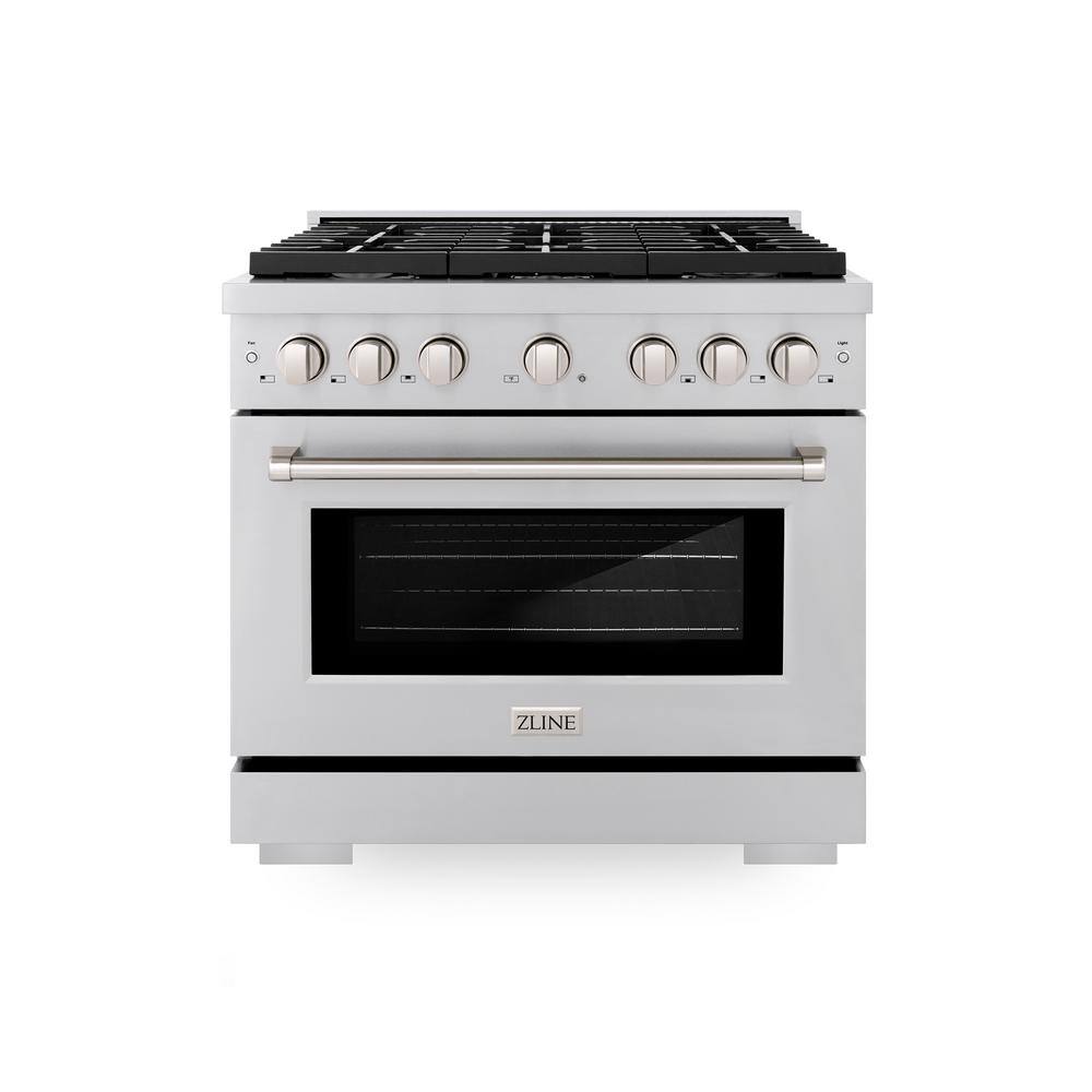 Paramount 36 in. 6-Burner Dual Fuel Range with Convection Oven and Brass Burners in Stainless Steel price history on PriceWatchPro