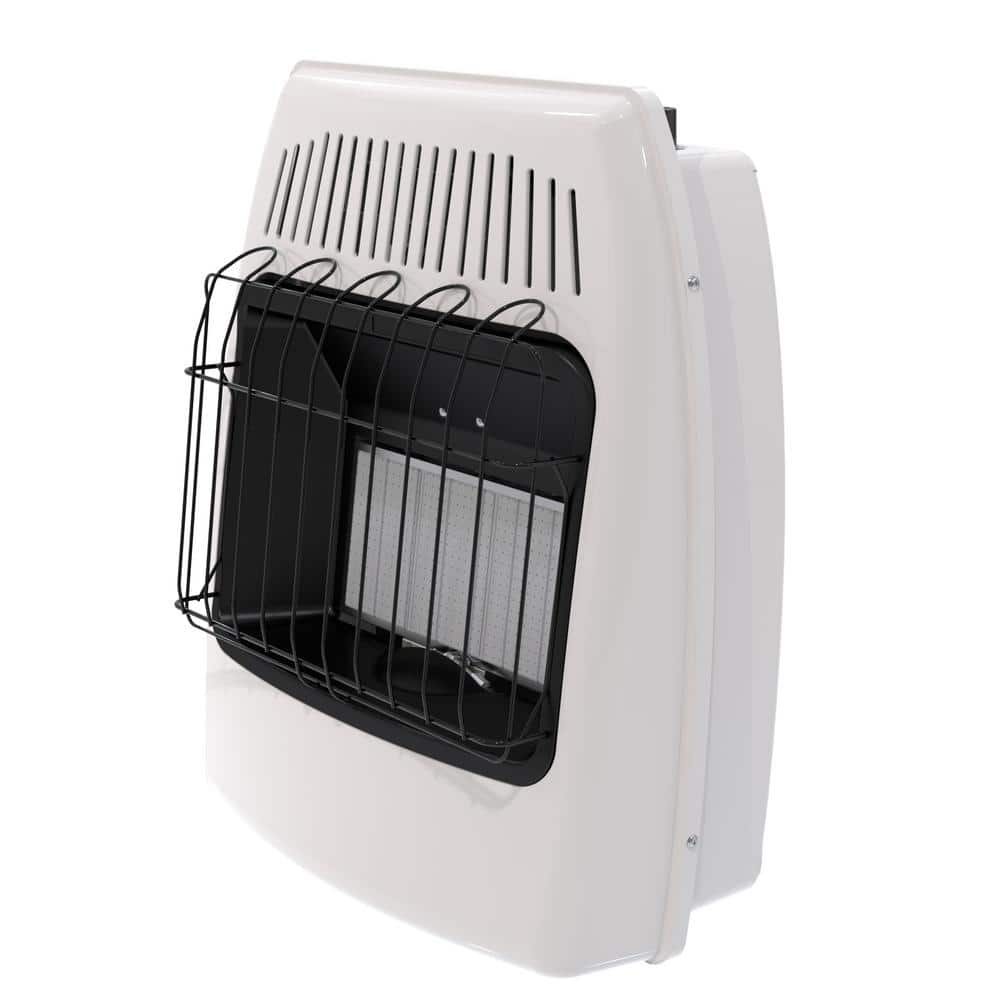 White 24" Natural Gas Infrared Wall Mounted Heater