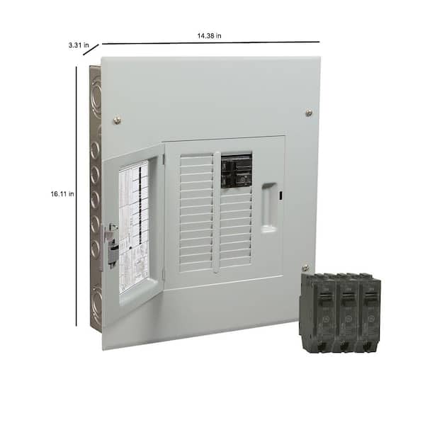 GE PowerMark Gold 100 Amp 12-Space 22-Circuit Indoor Main Breaker 