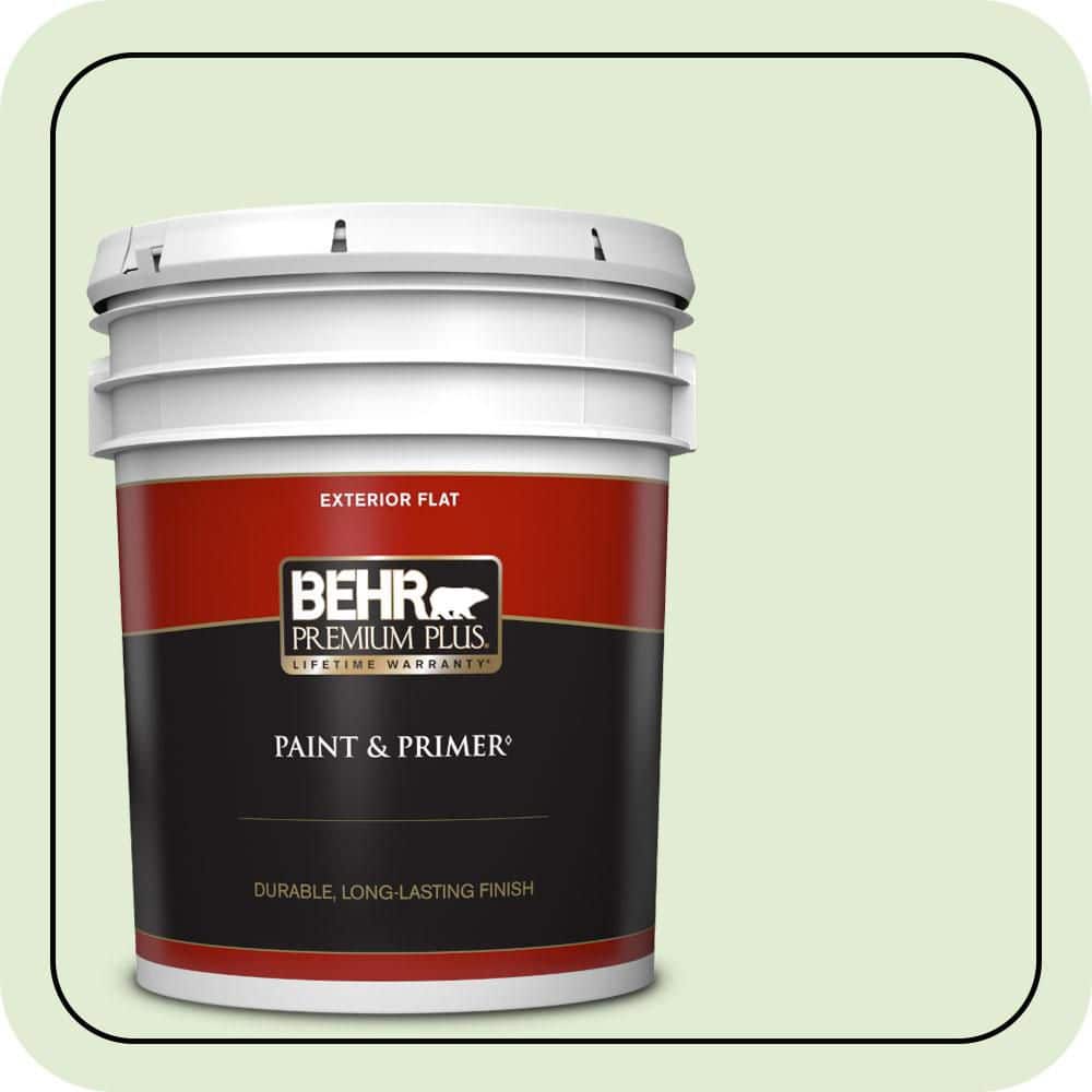 5 gal. #P380-2 Misted Fern Flat Exterior Paint & Primer price history on PriceWatchPro