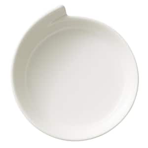 New Wave White Porcelain Large Round Dinner Plate