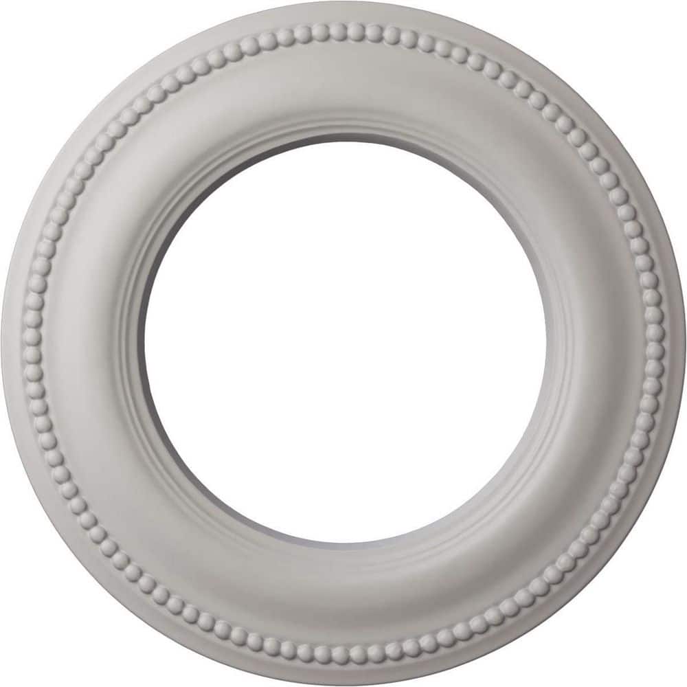 Ekena Millwork 3/4 In. X 13 In. X 13 In. Polyurethane Bradford Classic Ceiling Medallion Rubbed Bronze Cm13brrzs