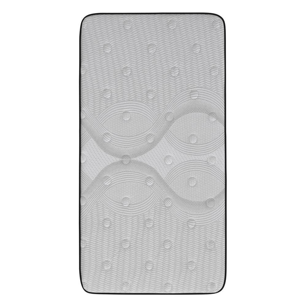 Twin 12" White and Black Innerspring Adjustable Mattress
