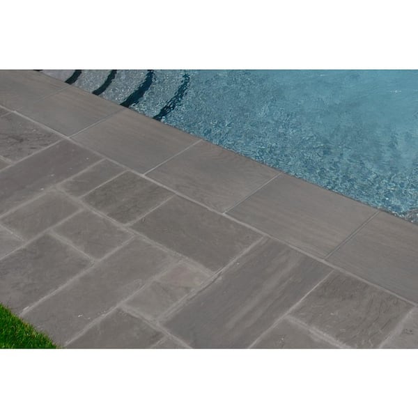 Palmwood Gris 2 cm x 13 in. x 24 in. Matte Porcelain Pool Coping (4.33 sq. ft./Case)