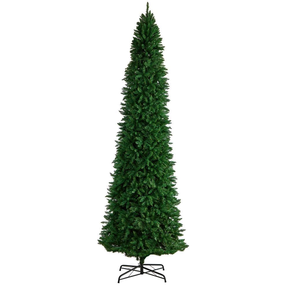 12 ft. Slim Green Mountain Pine Artificial Christmas Tree with 3235 Bendable Branches price history on PriceWatchPro