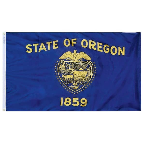 Annin Flagmakers 2 ft. x 3 ft. Nylon Oregon State Flag