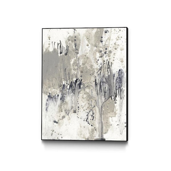 Unbranded 18 in. x 24 in. "Paynes Splash II" by Jennifer Goldberger Framed Wall Art
