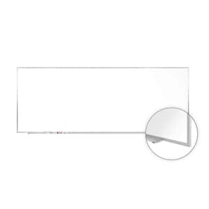 M1 Porcelain Magnetic Whiteboard, Aluminum Frame, 4 ft. H x 7 ft. 4 in. W