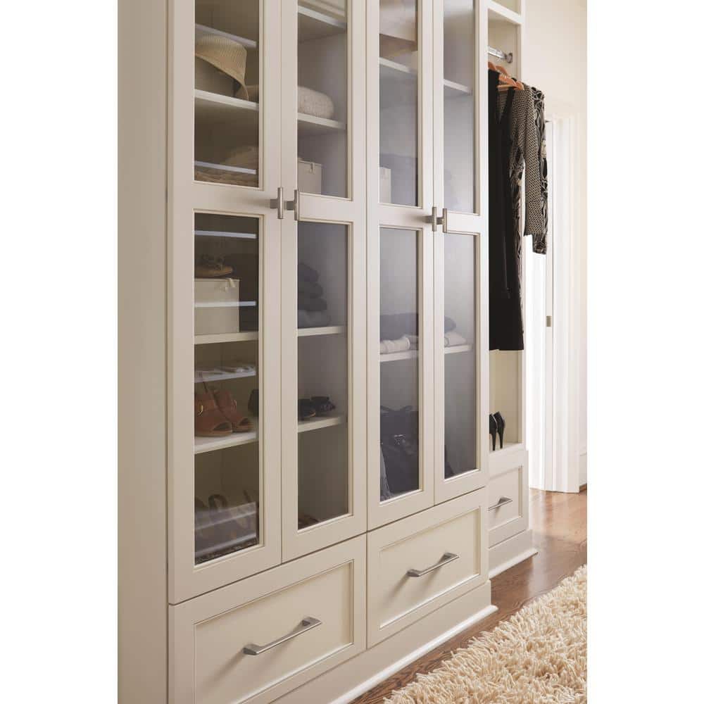 Polished Nickel 7" Modern Bar Cabinet Pull