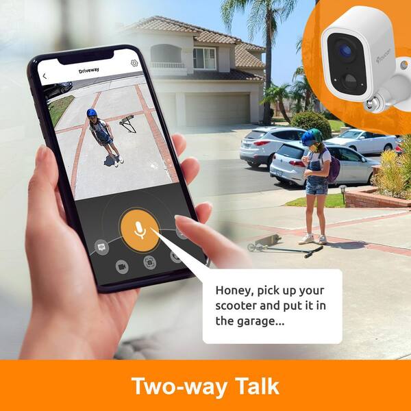 Toucan S4 Wireless Battery Operated Li-Ion 2K Security Camera with