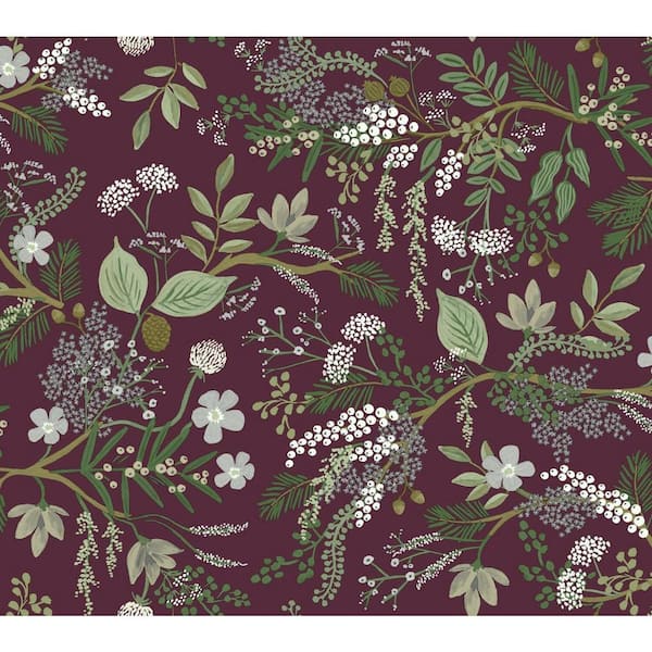 RIFLE PAPER CO. 60.75 sq. ft. Juniper Forest Wallpaper