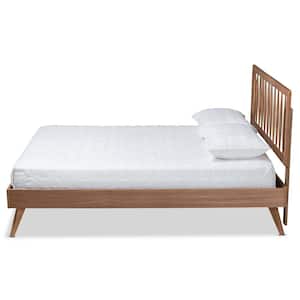 Toru Ash Walnut King Platform Bed