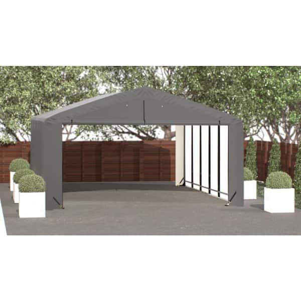 ☆THE GARAGE type27 ShelterLogic Sheltertube 20 ft. x 27 ft. x 10 ft. Gray Garage