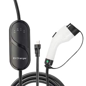 Level One 120-Volt 16 Amp EV Charger with 25 ft. Extension Cord J1772 Cable NEMA 5-15 Plug Electric Vehicle Charger