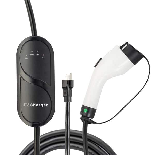 Karl home 120-Volt 16 Amp Level 1 EV Charger with 25 ft. Extension Cord J1772 Cable NEMA 5-15 Plug Electric Vehicle Charger