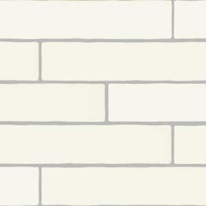 Artistic Reflections Arctic 2 in. x 10 in. Glazed Ceramic Undulated Wall Tile (5.24 sq. ft./case)
