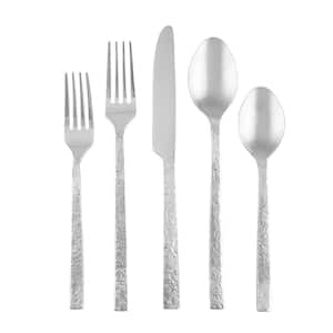 Anu 20-Piece Texture Mirror 18/10 Stainless Steel Flatware Set (Service for 4)