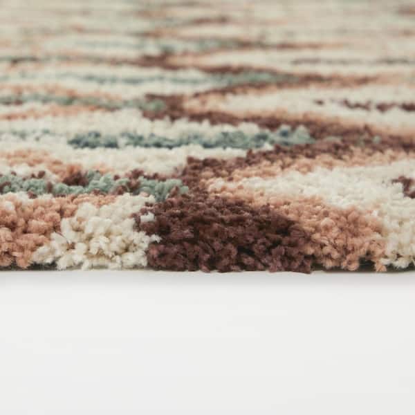 Behring Brown/Blue 8 ft. x 10 ft. Area Rug